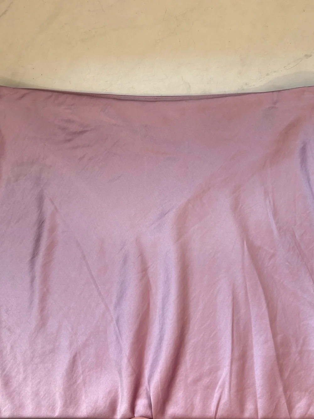 Open Edit Size XL Pink Satin Maxi Skirt Feminine Fairy Whimsy Coquette Romantic